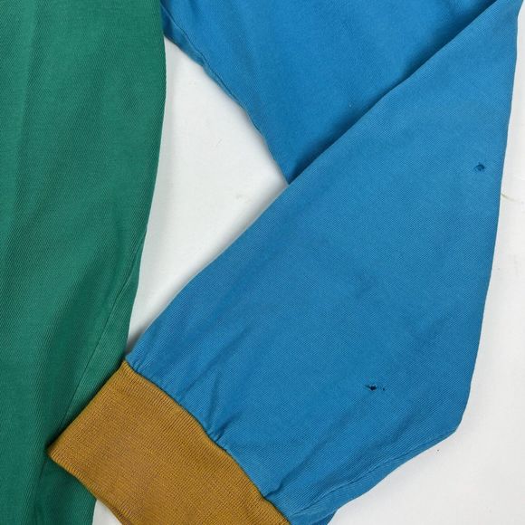 Odd Future OFWGKTA Blue Green Yellow Long Sleeve T-Shirt Size Large FLAW - Picture 12 of 14